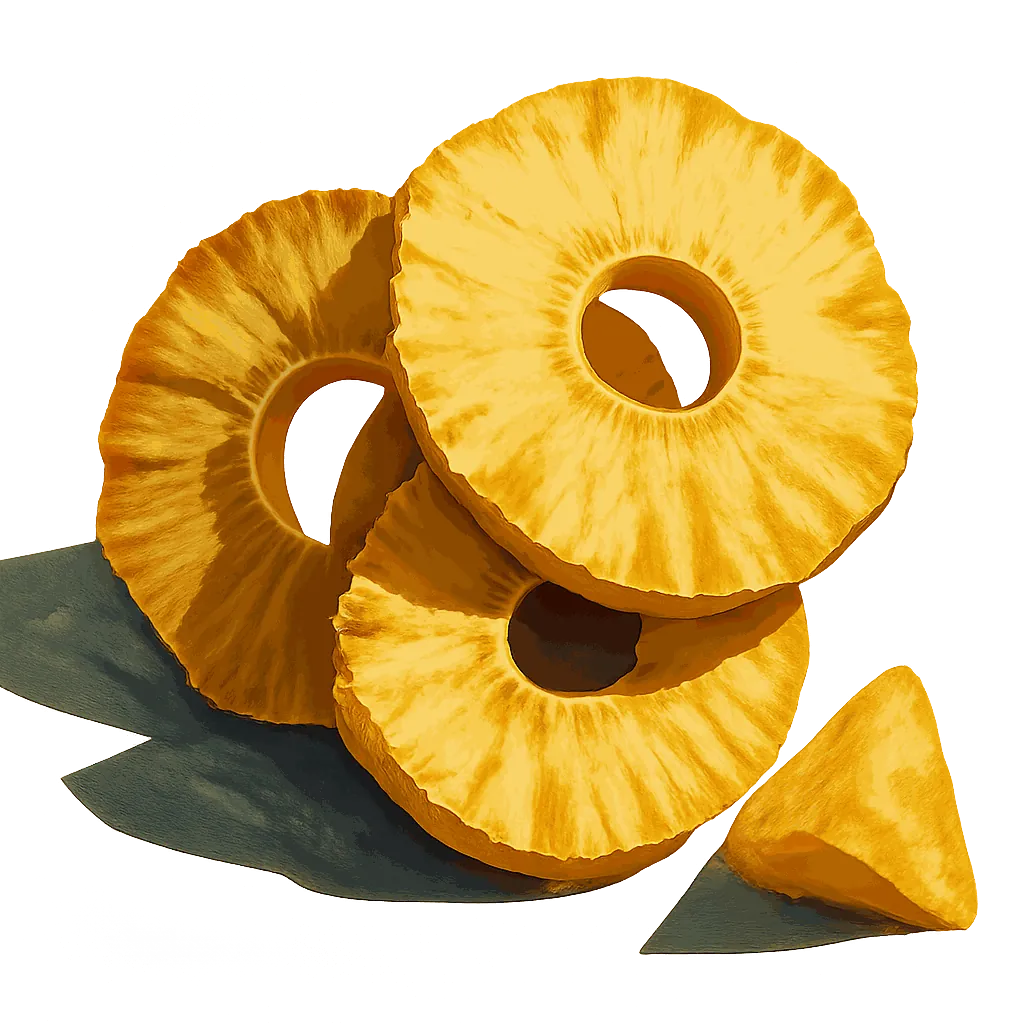 Dried pineapple